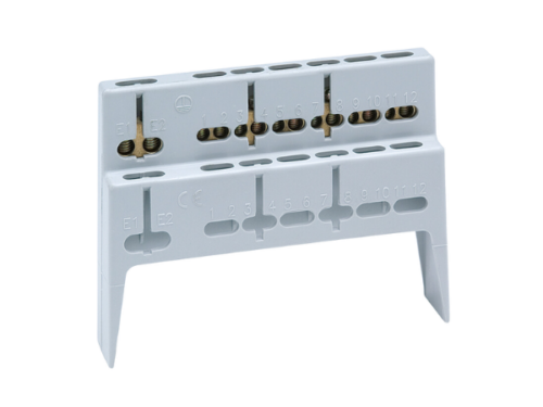 Bornier de terre sur support - Support avec 1 barrette d'alimentation RG-12｜Famatel