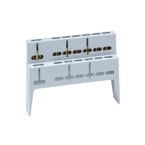 Bornier de terre sur support - Support avec 1 barrette d'alimentation RG-12｜Famatel