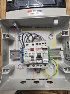 Coffret AC 3kW monophasé｜TECHNIDEAL
