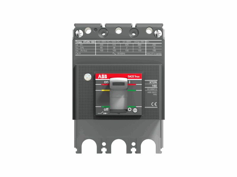 Bloc de coupure XT2N 160A / 3 Pôles - Disjoncteur déclencheur électronique｜ABB