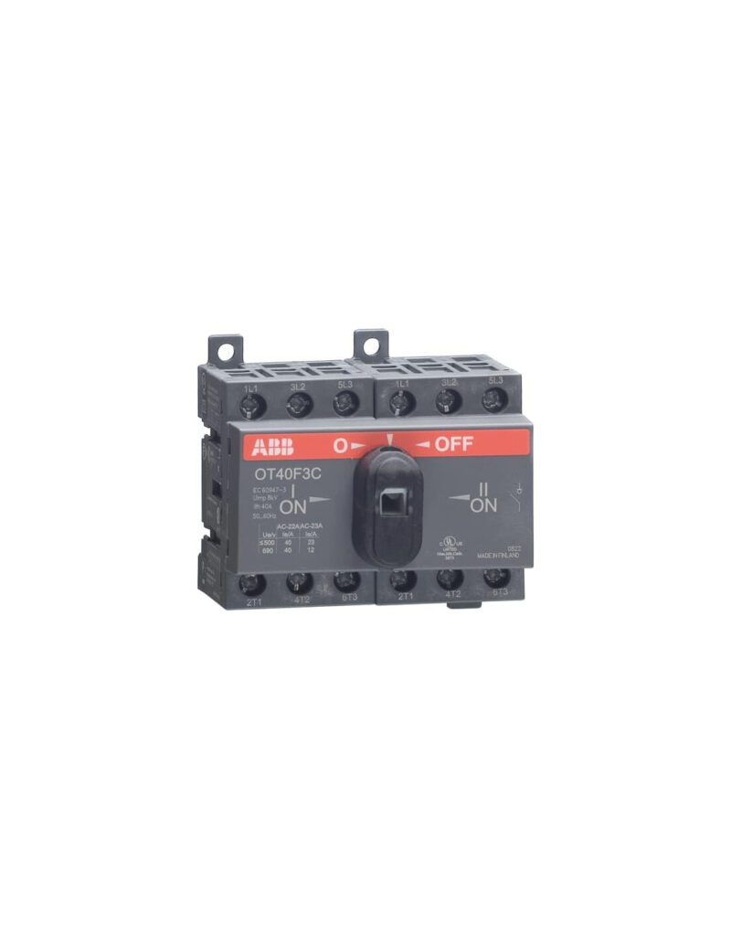 Inverseur de source manuel OT / 3 Pôles - 40A ｜ABB
