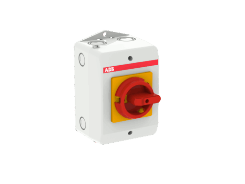 Interrupteur-sectionneur coffret / 4 Pôles - 25A - IP 65 ｜ABB