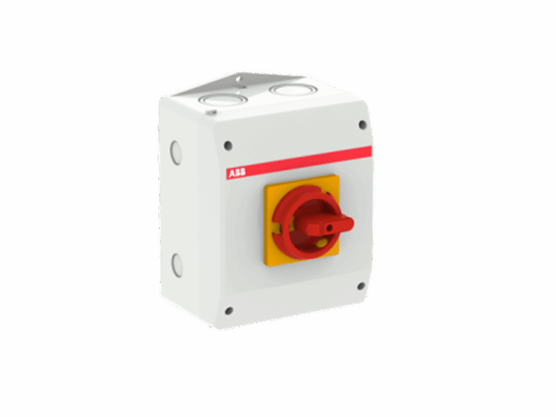 Interrupteur-sectionneur coffret / 4 Pôles - 45A - IP 65 ｜ABB