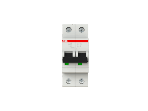 Disjoncteur modulaire S200 courbe D - 2P - 6kA - 40A｜ABB
