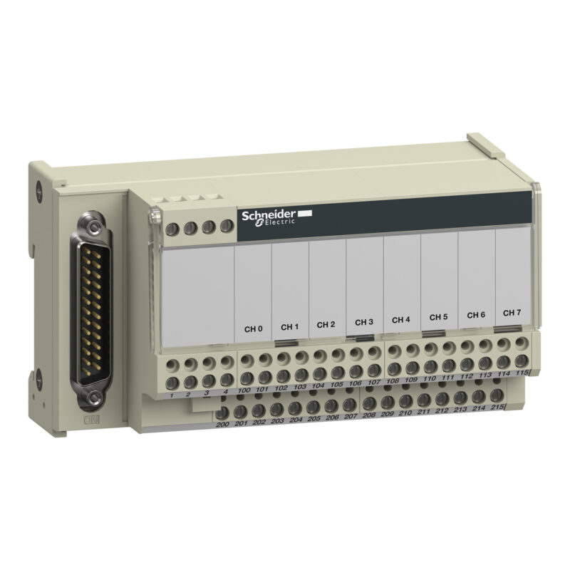 Telefast ABE7 - Embase de raccordement - pass. 8 voie｜Schneider Electric