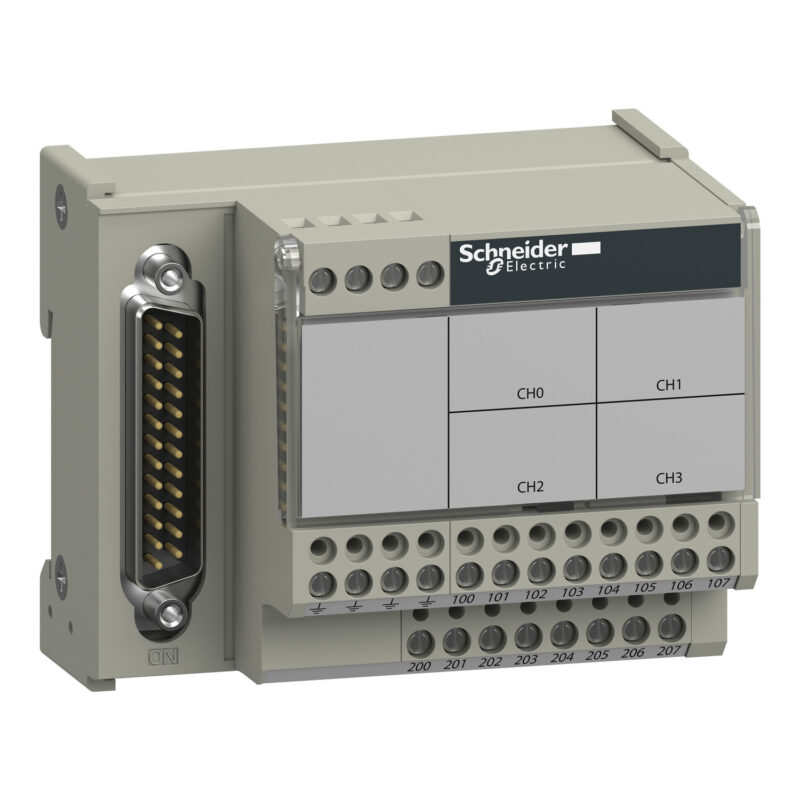 Telefast ABE7 - Embase de raccordement TELEFAST - 4 voies ANA｜Schneider Electric