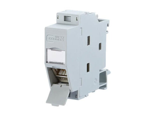 Connecteur RJ45 Cat.6A pour montage sur rail DIN｜Metz Connect