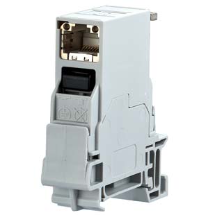 M1401906113KE Connecteur RJ45 Cat.6 PROFINET pour rail DIN|Metz Connect