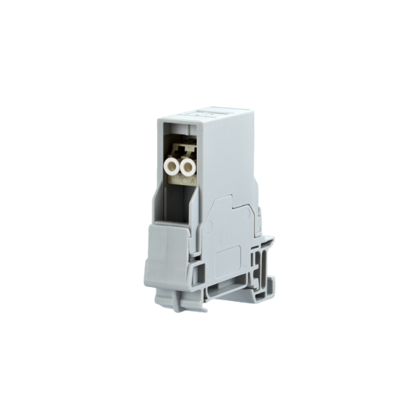 Module d'adaptation fibre optique - LC-D multimode pour rail DIN TS35｜Metz Connect