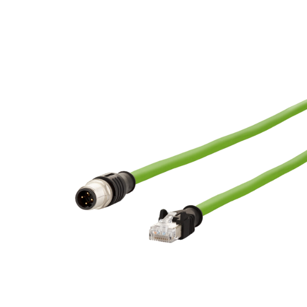 Câble de capteur ethernet - M12 Mâle vers RJ45 Mâle, 5m｜Metz Connect