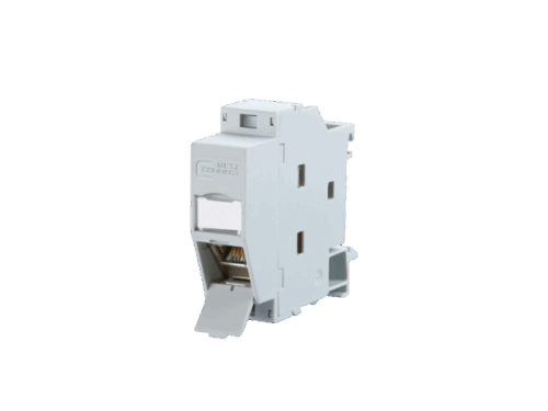 Module d'adaptation fibre optique - OpDAT REGplus 6xSC/ST-Duplex Multimode｜Metz Connect