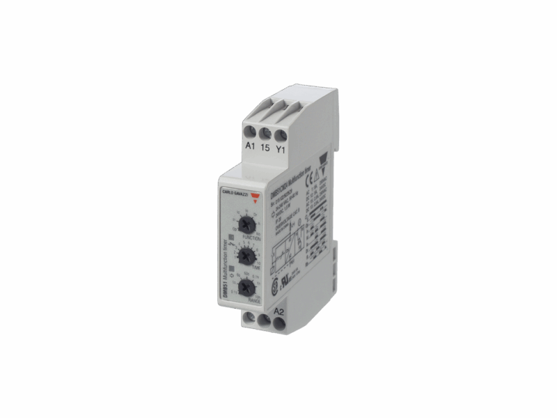 Minuterie multifonctions - 24V DC & 24-240V AC - 0.1s à 100h - 7 fonctions｜Carlo Gavazzi