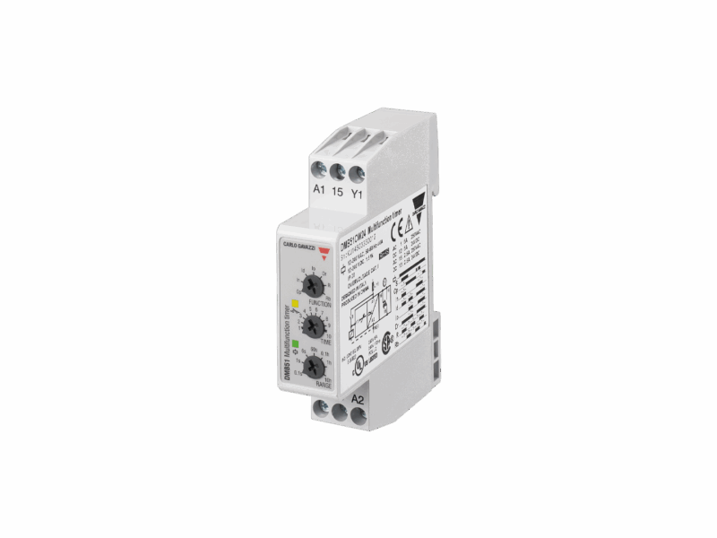 Minutérie multifonctions - 12-240V AC/DC - 0.1s à 100h - 7 fonctions｜Carlo Gavazzi