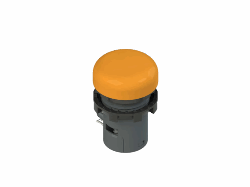 Voyant lumineux monolithique  - ORANGE - 230V AC｜Pizzato