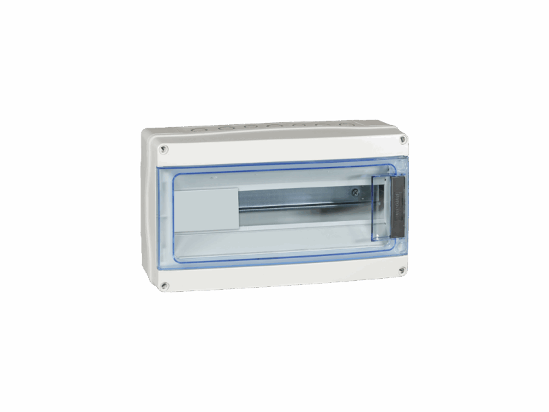 Coffret étanche IP65 - IK07 - 1 rangée 18 modules - 250x250x145mm｜Eurhom