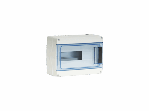 Coffret étanche IP65 - IK07 - 1 rangée 12 modules - 550x350x145mm｜Eurhom