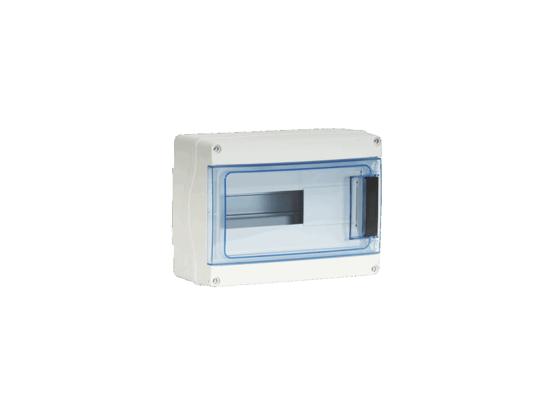 Coffret étanche IP65 - IK07 - 1 rangée 12 modules - 550x350x145mm｜Eurhom