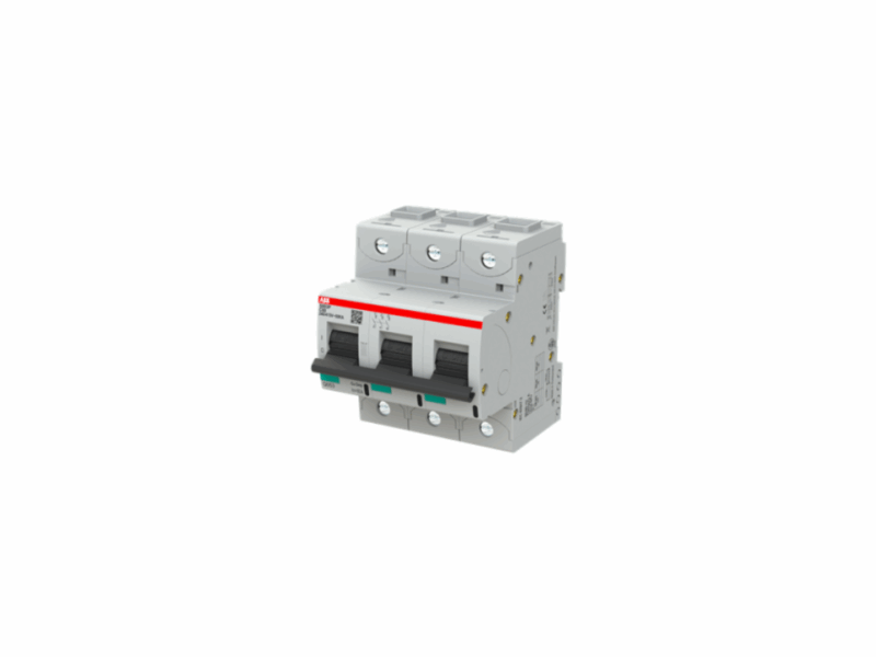 Disjoncteur modulaire S800P courbe C - 3P - 50kA - 80A｜ABB