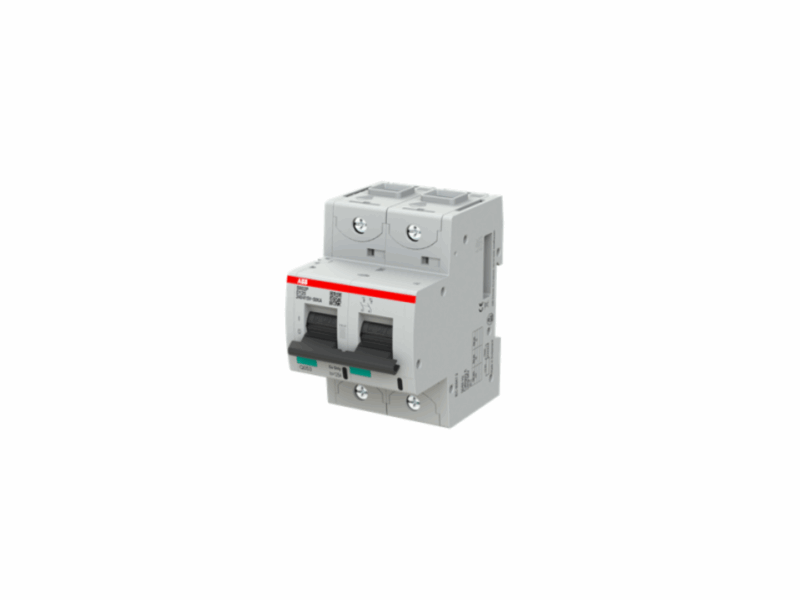 Disjoncteur modulaire S800P courbe D - 2P - 50kA - 125A｜ABB