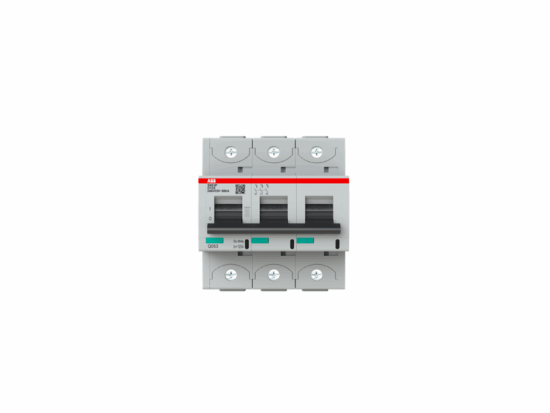 Disjoncteur modulaire S800P courbe D - 3P - 50kA - 125A｜ABB