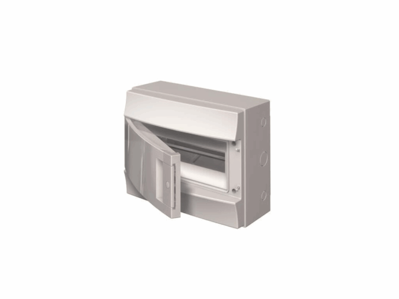 Coffret Mistral 65H - 1 rangée 12 modules - porte opaque｜ABB