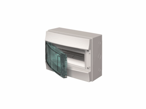 Coffret Mistral 65H - 1 rangée 12 modules - porte transparente｜ABB