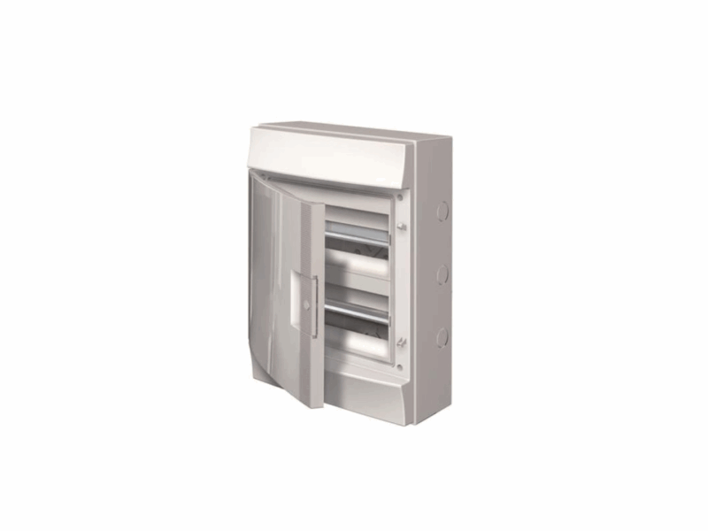 Coffret Mistral 65H - 2 rangées 24 modules - porte opaque｜ABB