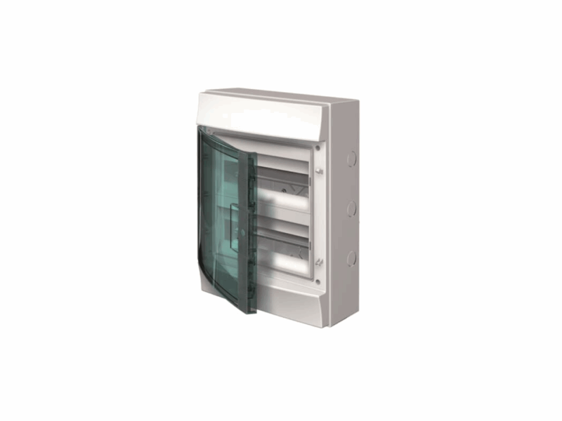 Coffret Mistral 65H - 2 rangées 24 modules - porte transparente｜ABB