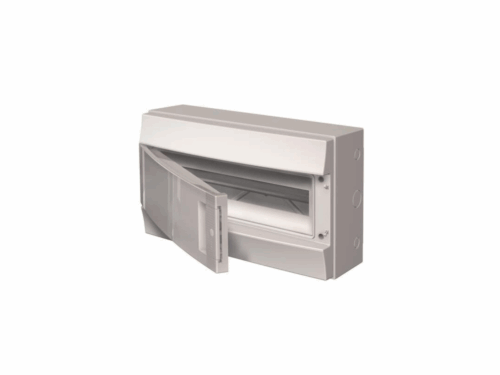 Coffret Mistral 65H - 1 rangée 18 modules - porte opaque｜ABB