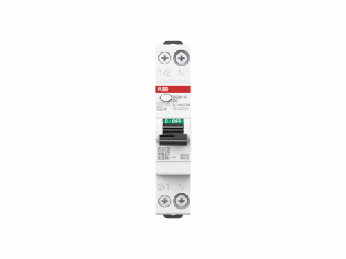 Dijsoncteur différentiel DS301C courbe C type A 30 mA - 1P + N - 10A｜ABB