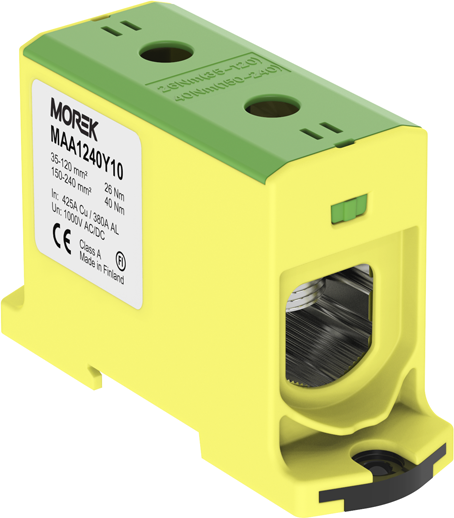 Bloc de jonction - OTL 240 - Vert-Jaune｜Morek