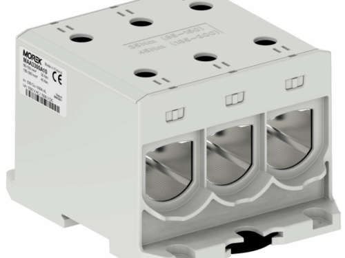 Bloc de jonction - OTL 300-3 - 6 trous - Gris｜Morek