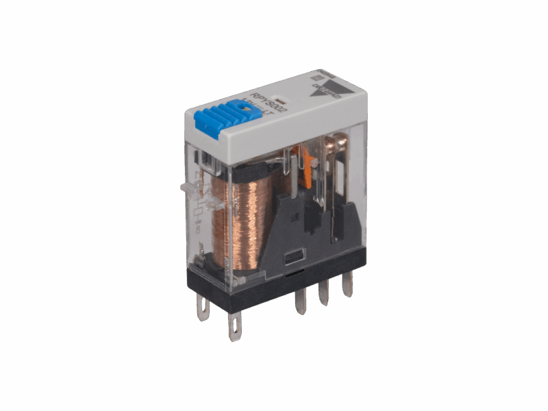 Relais 2 RT Gavazzi - 5A 12VCC LED + BP + ID｜Carlo Gavazzi