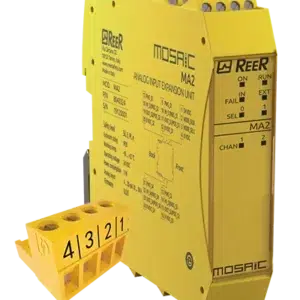 Unité d’extension de 2 entrées analogiques 4-20 mA, 0-10 V｜Reer Safety