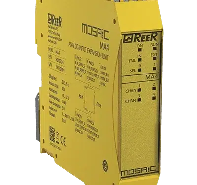 Unité d’extension de 4 entrées analogiques 4-20 mA, 0-10 V｜Reer Safety