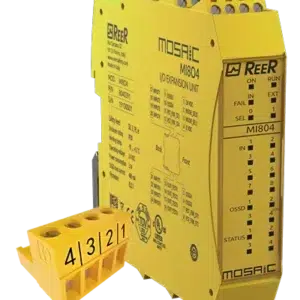 Unité d’extension E/S supplémentaire, 8 entrées, 4 OSSD｜Reer Safety