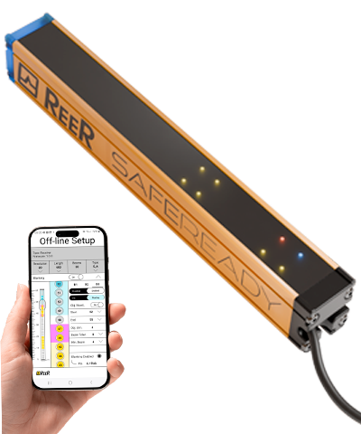 Barrière SAFEREADY 1200mm -  résolution 14mm -  version Plus｜Reer Safety